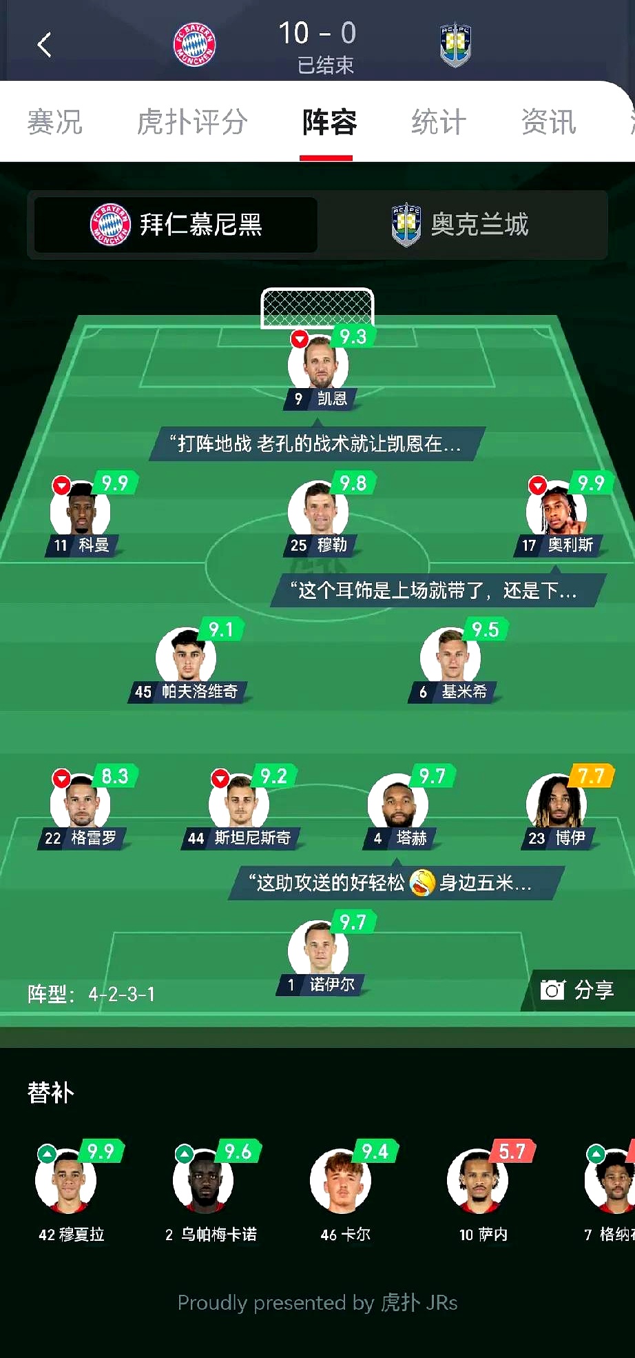 拜仁慕尼黑大胜对手,展现出色发挥,实力不可小觑 拜仁慕尼黑大胜对手,展现出色发挥,实力不可小觑